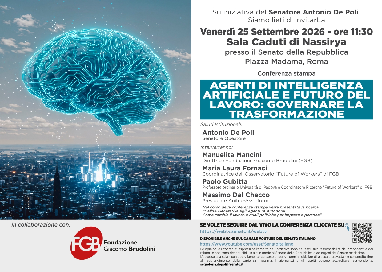 Agenti di Intelligenza Artificiale e futuro del lavoro: governare la trasformazione